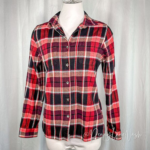 Woolrich Tops - Woolrich Plaid Button Down Shirt Red/Black